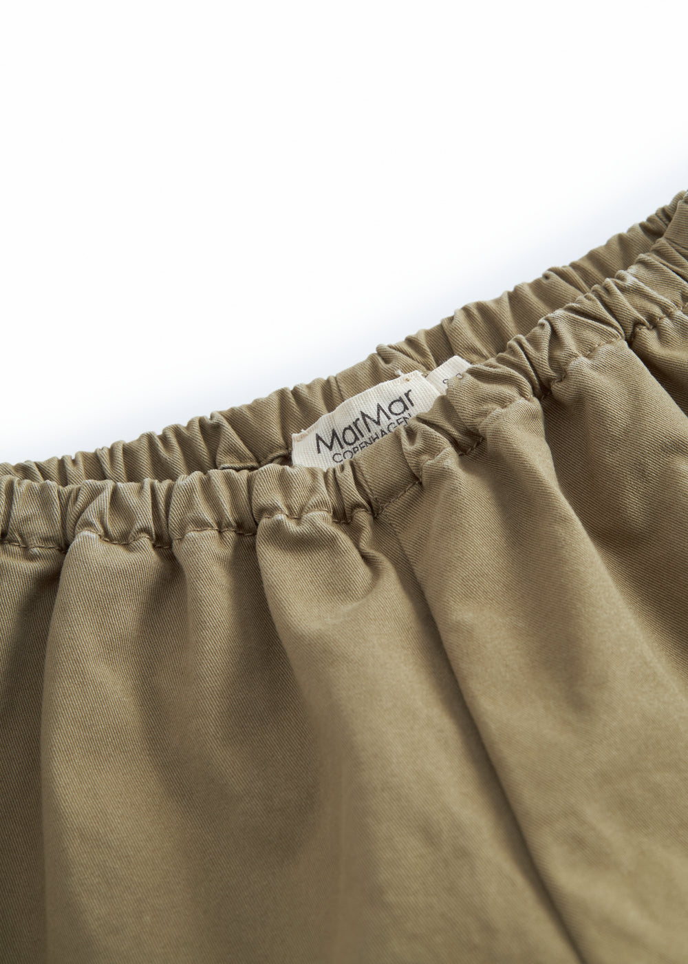 Green chino pants for baby