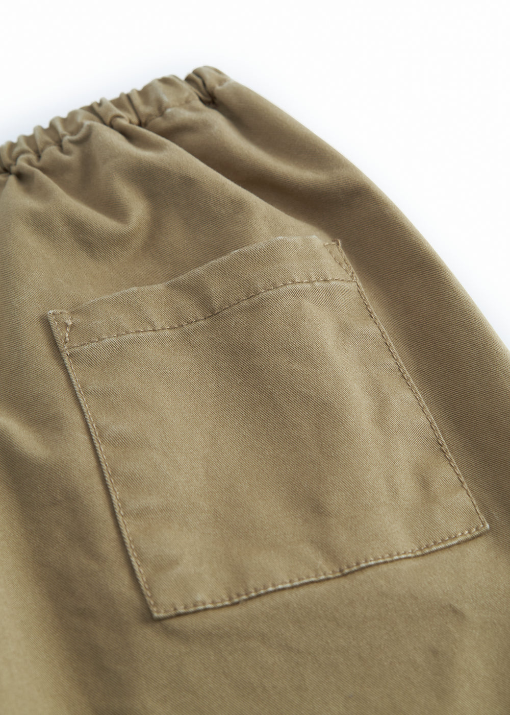 Green chino pants for baby