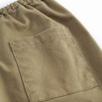 Green chino pants for baby