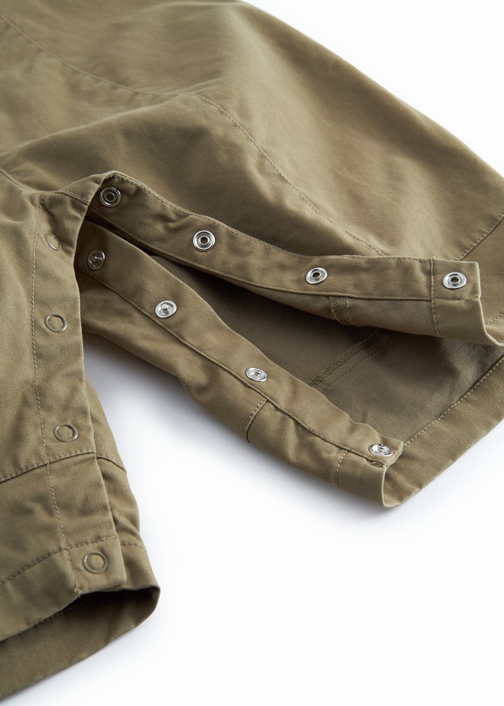 Green chino pants for baby