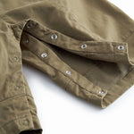 Green chino pants for baby