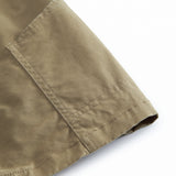 Green chino shorts for children with elastic
