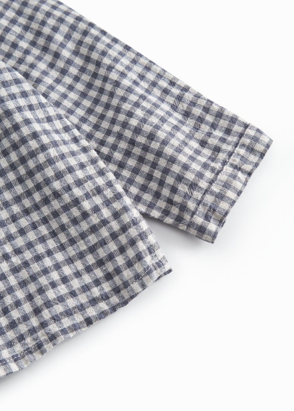 Fitted turtleneck baby shirt with a front closure