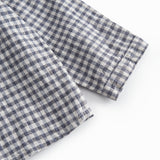 Fitted turtleneck baby shirt with a front closure