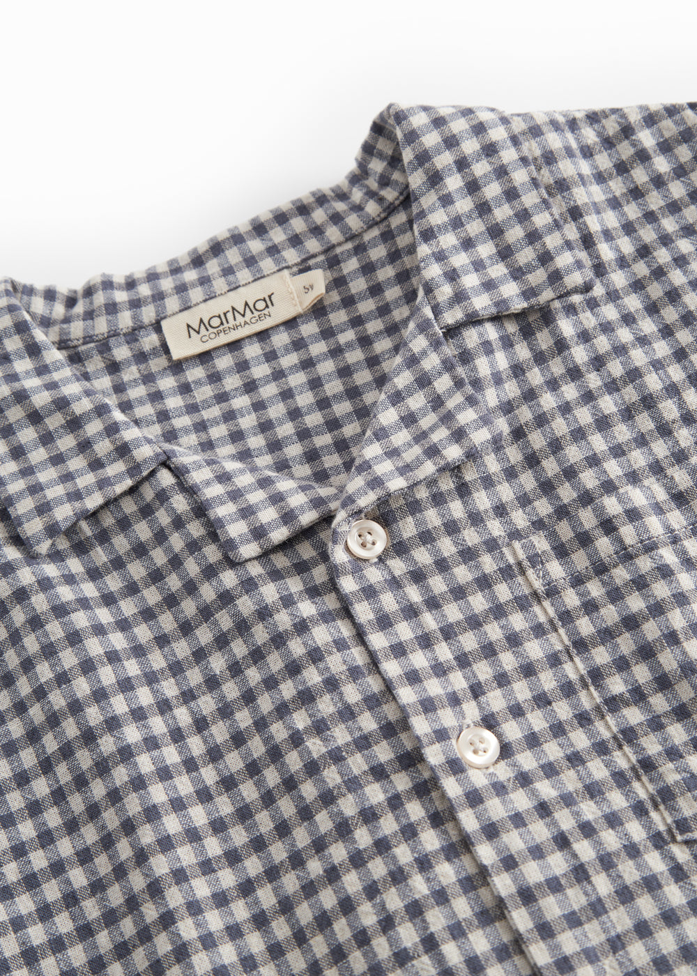 Kortærmet ternet skjorte til børn