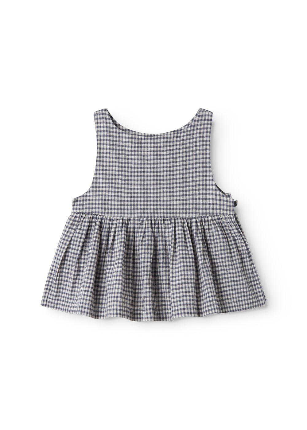 Ærmeløs ternet top til børn