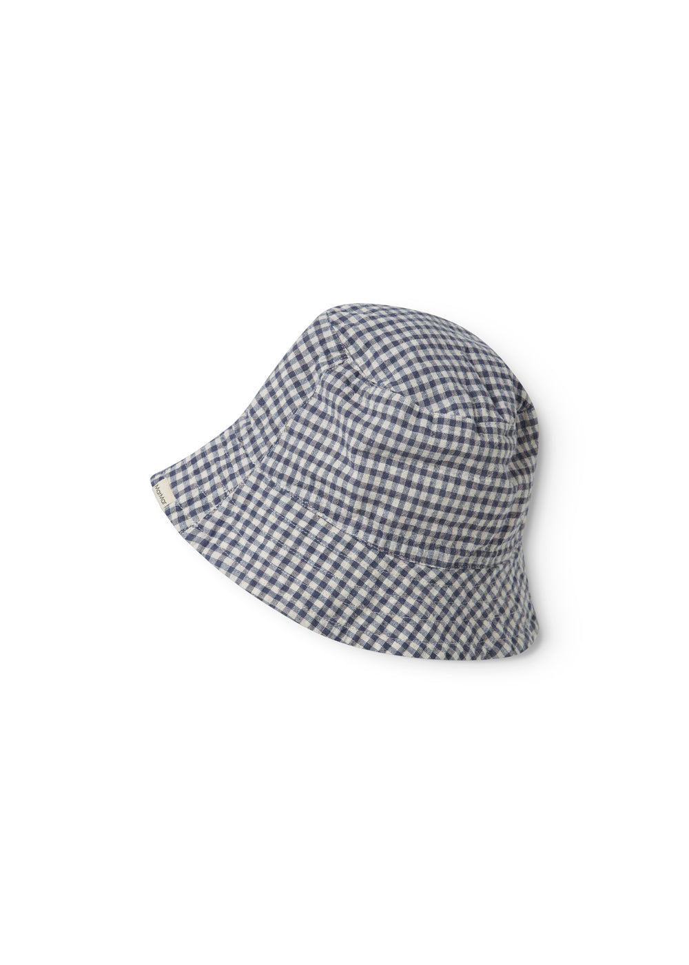 Ternet sort og hvid bøllehat til børn