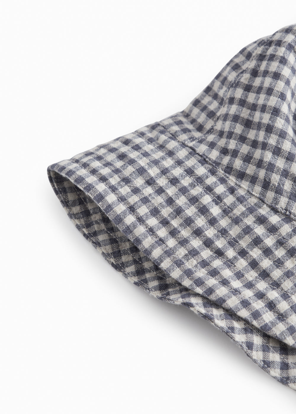 Ternet sort og hvid bøllehat til børn