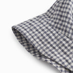 Ternet sort og hvid bøllehat til børn