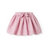 Red lower part with fine stripes for children