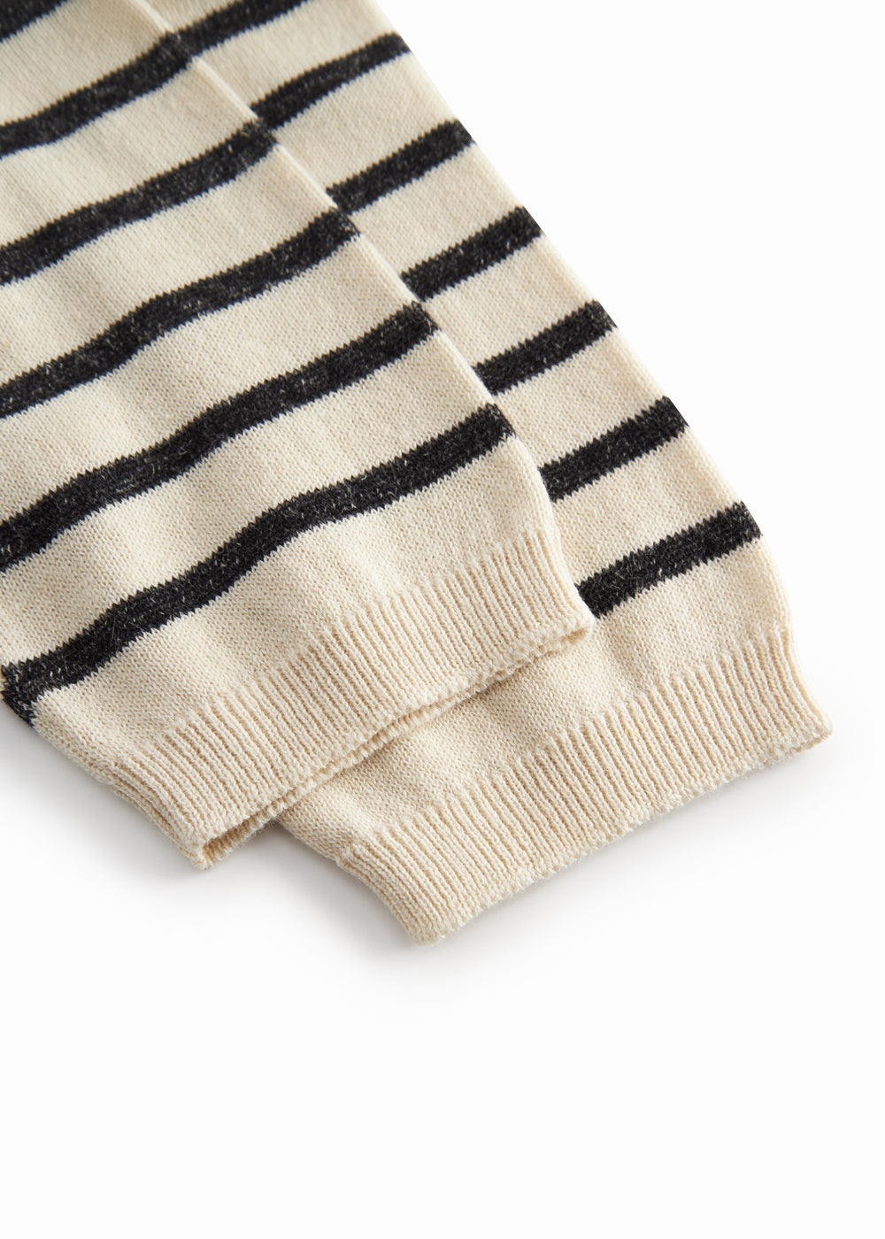 Striped knee-highs for the smallest with l in in life