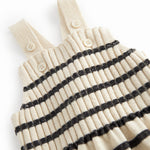 Striped strikemalls for baby with sleeves