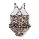 Swinnie Bathing Suit - Swimsuit, Brown Leo