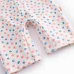 Floral-patterned bathrobe for children