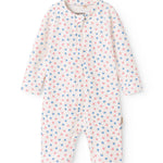 Floral-patterned bathrobe for children