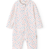 Floral-patterned bathrobe for children