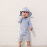 Alba Splash Long - Bathing hat, Bolich Blue Stripe
