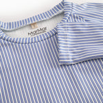 Langarm badetje for children with blue blue.