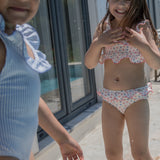 Swilla Bathing Suit - Swimsuit, Bolich Blue Stripe