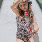 Swallisa Bathing suit - Swimsuit, Brown Leo