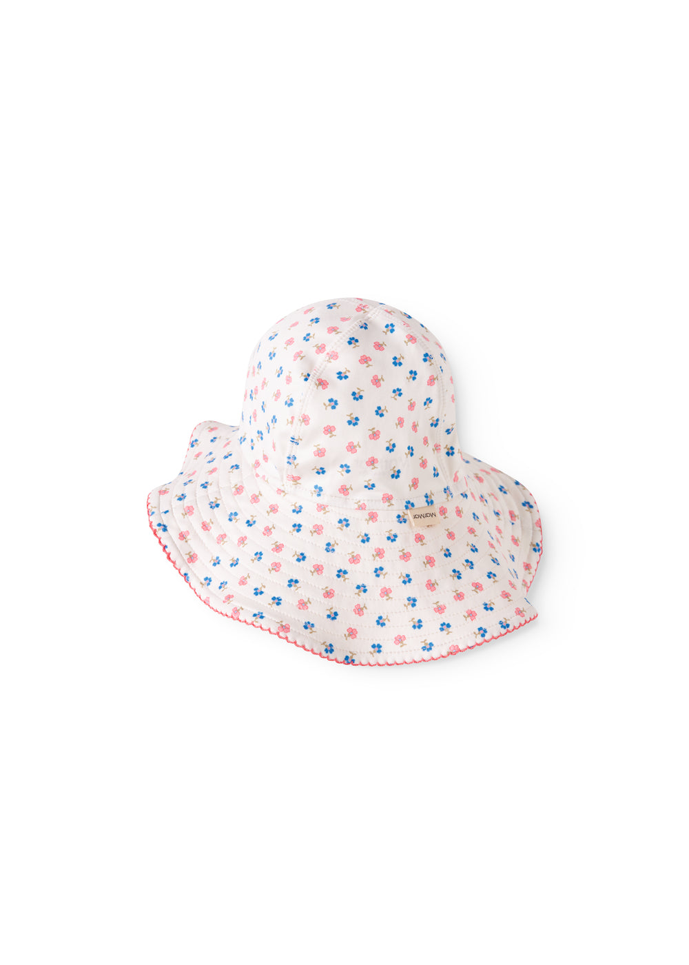 Badehat til børn med blomstret mønster