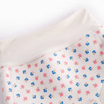 Baby swim trunks with flower pattern