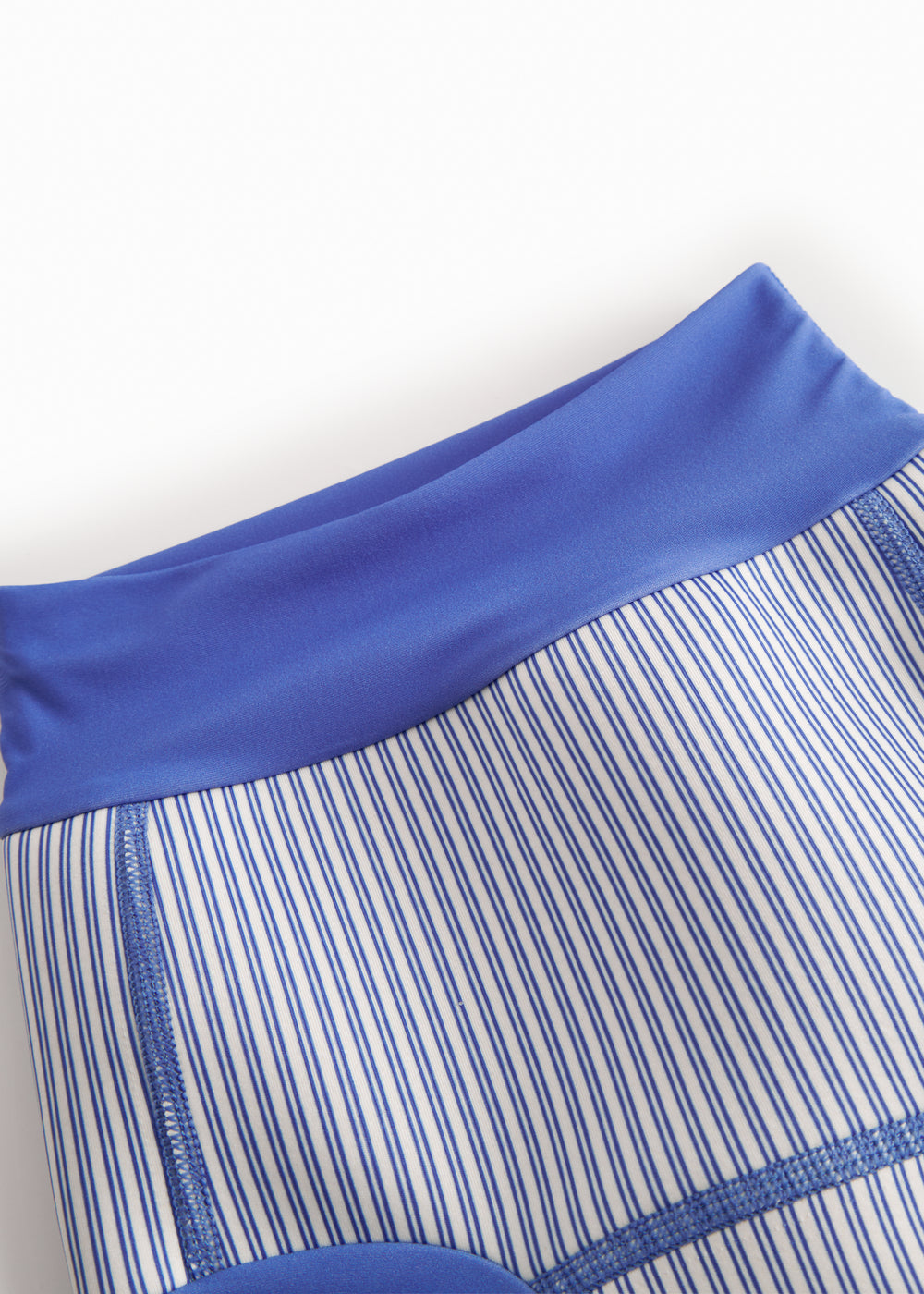 Blue neoprene swim trunks for baby