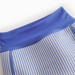 Blue neoprene swim trunks for baby