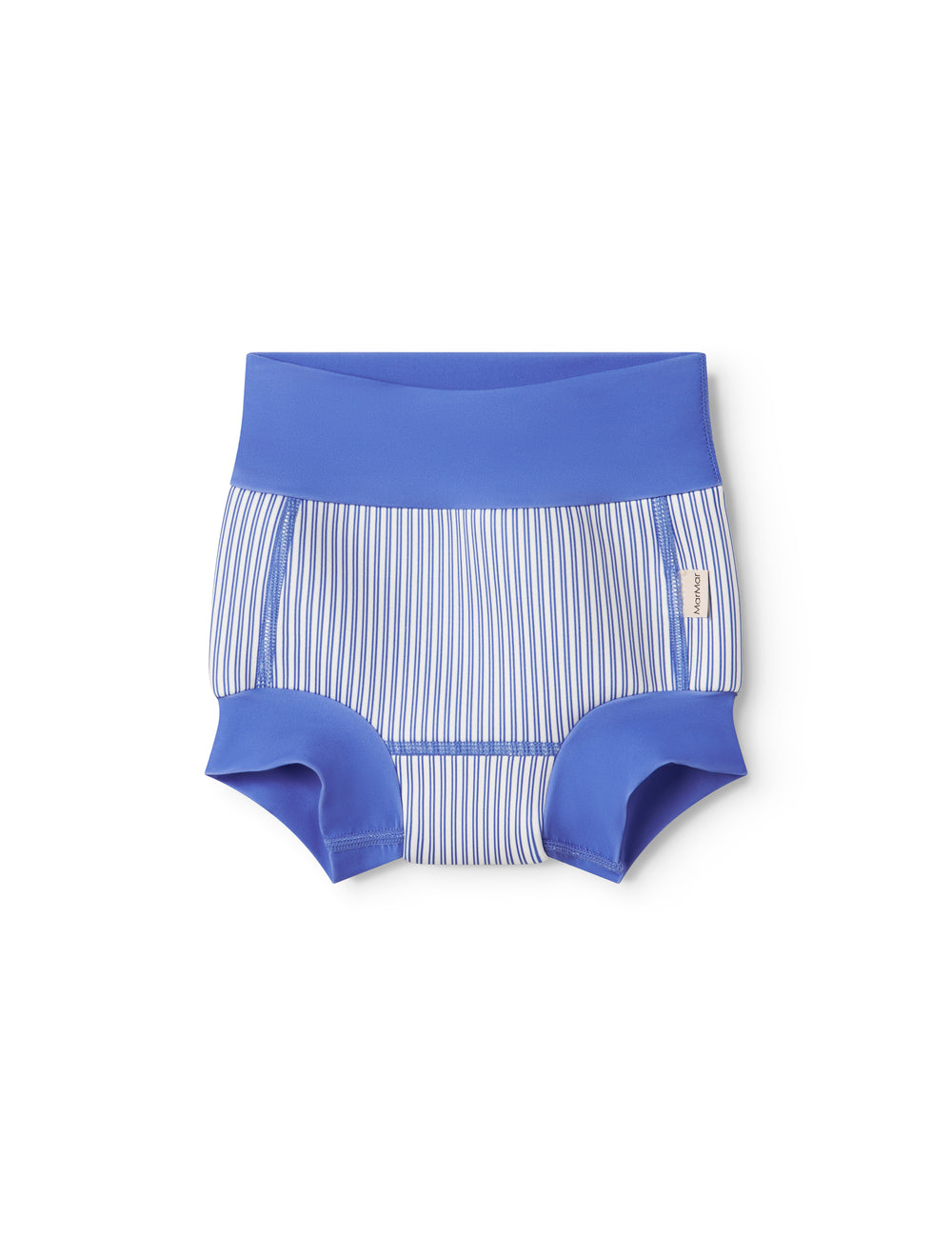 Blue neoprene swim trunks for baby