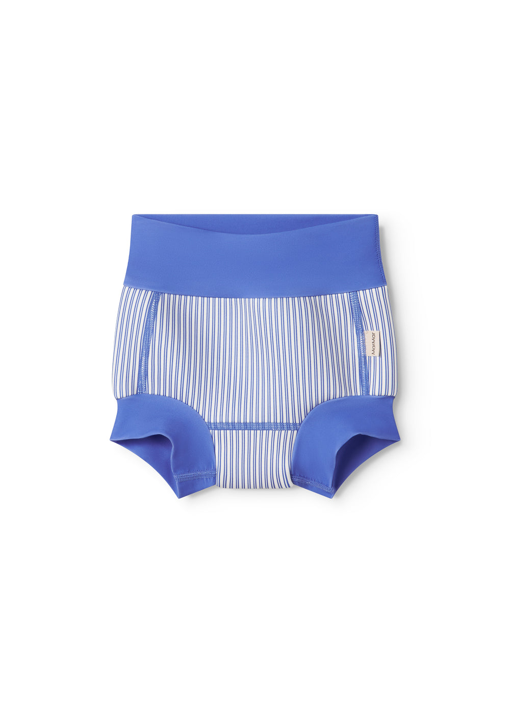 Blue neoprene swim trunks for baby