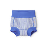 Blue neoprene swim trunks for baby