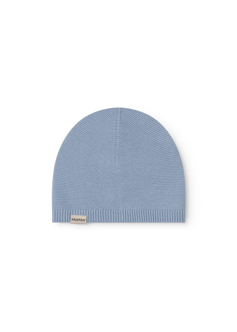 Blue knitted hat for baby