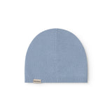 Blue knitted hat for baby