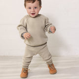 Penn - Knit Pants, Vanilla Stripe