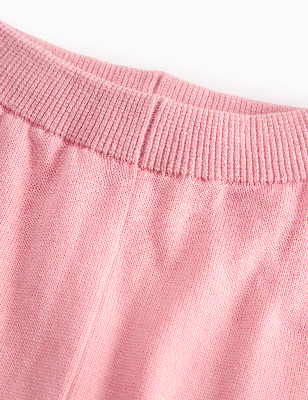 Lyserøde strikbukser til baby