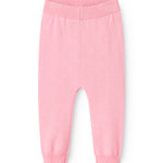 Red striped leggings for baby