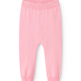 Red striped leggings for baby