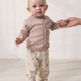 Totti - Knit Cardigan, Cream Taupe