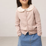 Tilda - Knit Cardigan, Cream Taupe