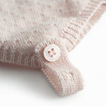 Red baby helmet with red with and a