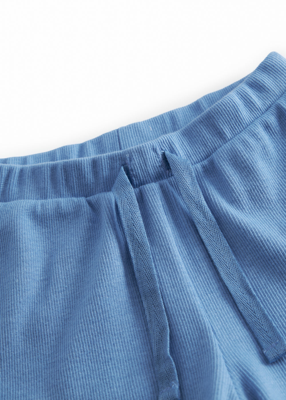 Blå shorts med bindebånd til børn