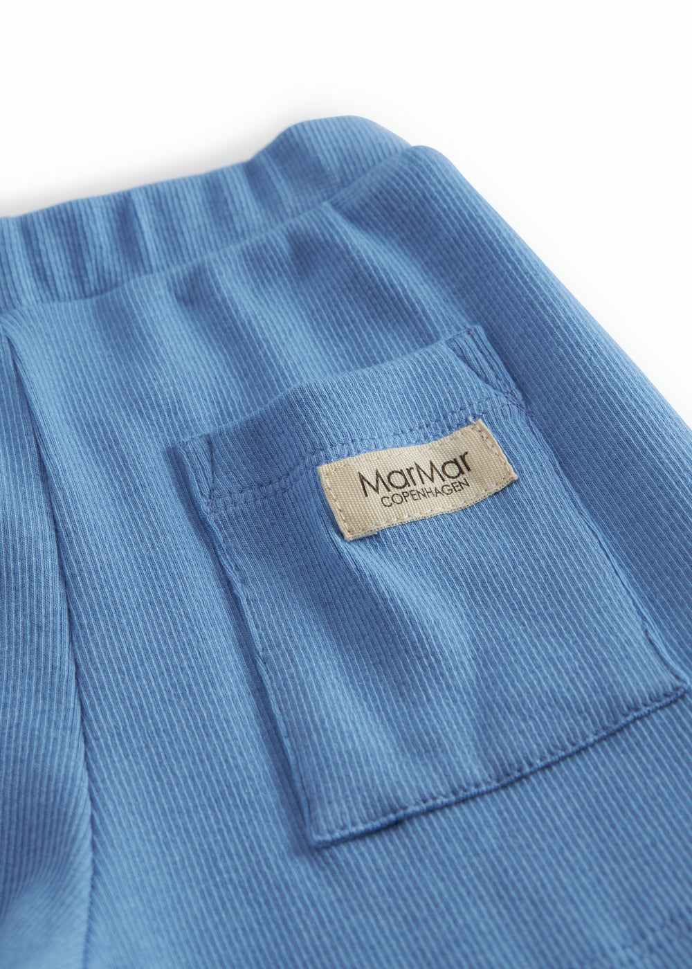 Blå shorts med bindebånd til børn