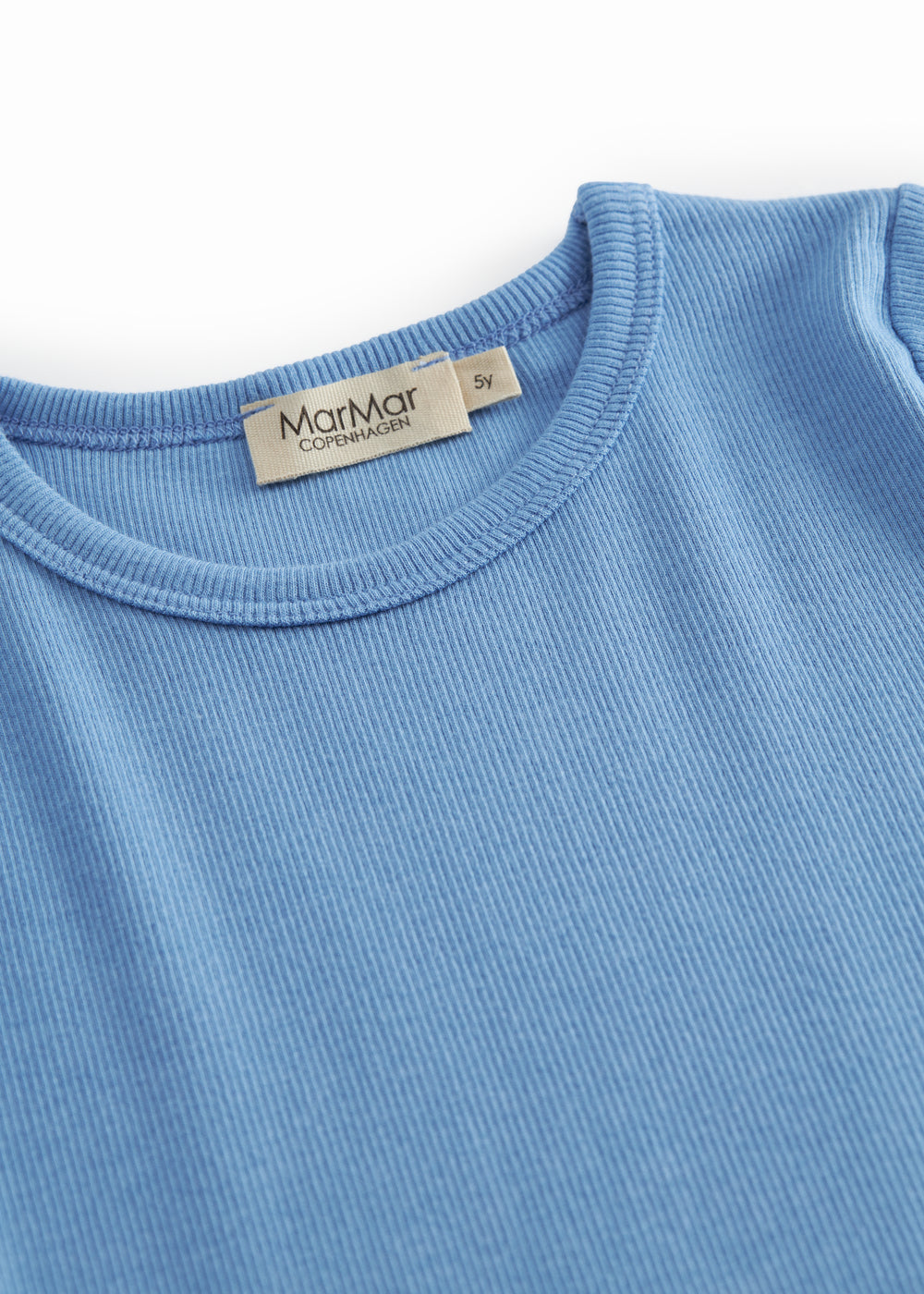 Blå langærmet t-shirt til børn