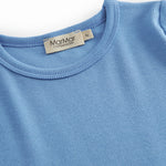 Blå langærmet t-shirt til børn