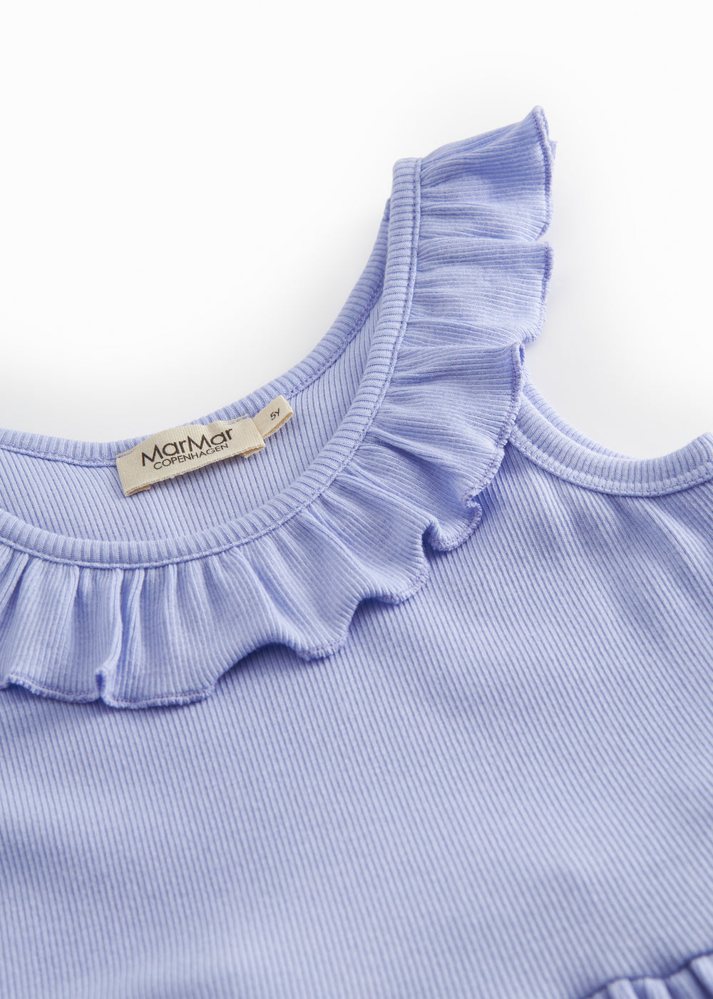 Lyslilla børnekjole i let bomuld