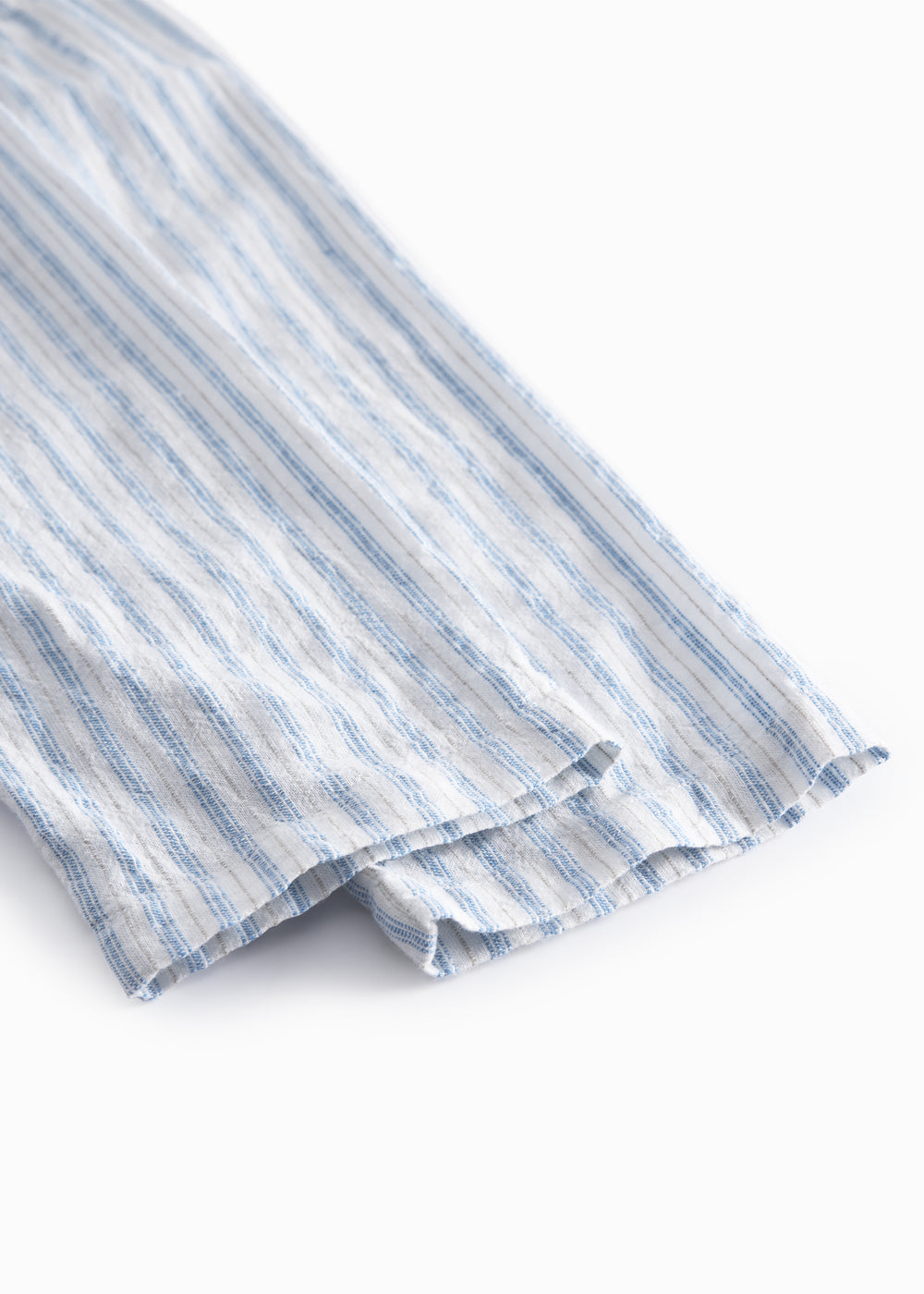 Lyseblå stribede babybukser