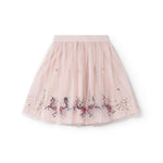 Lyserød tyl nederdel til børn med enhjørninger og stjerner