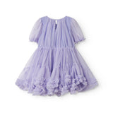 Lyselilla kjole til børn i tyl