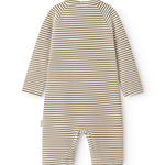 Bronzefarvet stribet baby badeheldragt