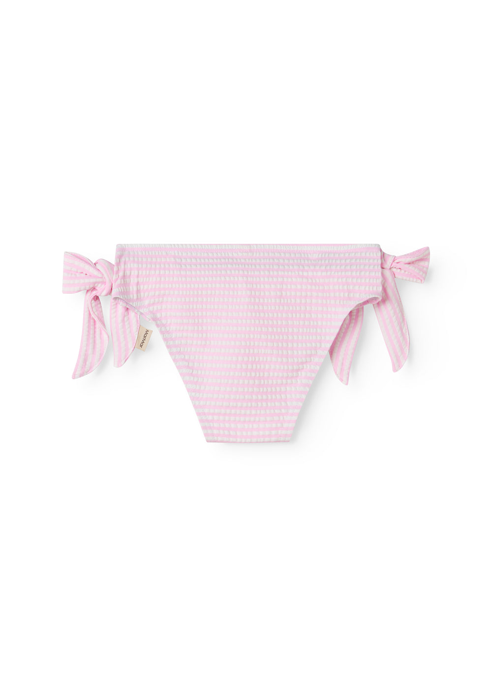 Lyserøde stribede bikinitrusser til piger